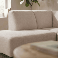 Hoekbank Sevilla 4-zits Links Beige Mahom