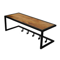 Mangohouten Kapstok 78x30x26 cm Mahom