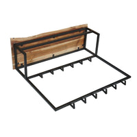 Mangohouten Kapstok 100x33x80 cm Mahom