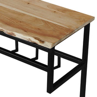 Mangohouten Kapstok 100x33x80 cm Mahom