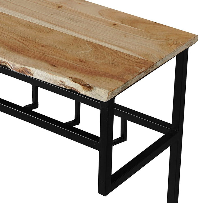 Mangohouten Kapstok 100x33x80 cm Mahom