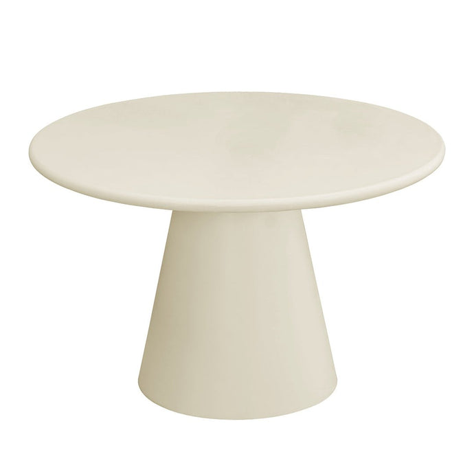 Eettafel Rond Savannah Microcement 120 cm Beige Mahom