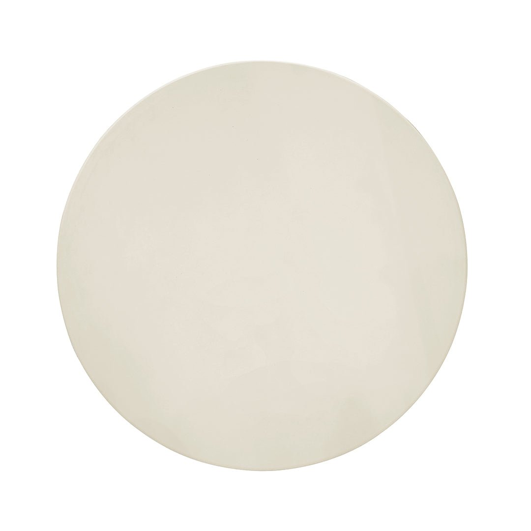 Ronde eettafel van microcement