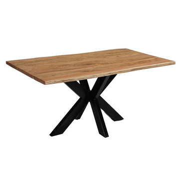 Acaciahouten eettafel rechthoekig 160x90cm