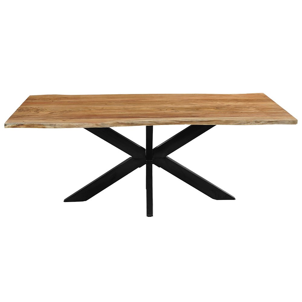 Acaciahouten eettafel rechthoekig 200x100cm