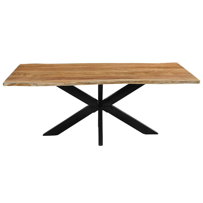 Acaciahouten Eettafel Edge Rechthoek 200x100 cm Mahom