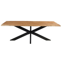 Acaciahouten Eettafel Edge Rechthoek 220x100 cm Mahom