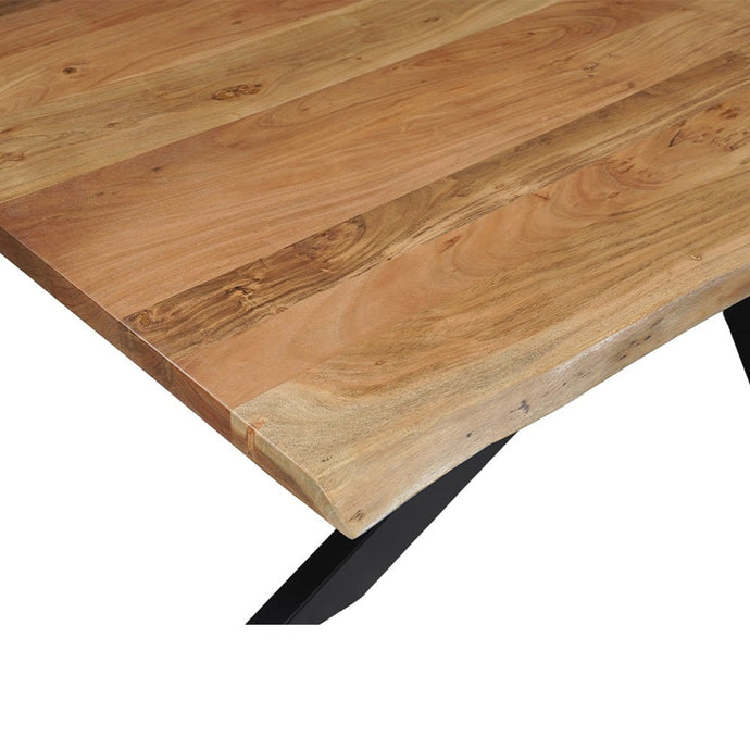 Acaciahouten Eettafel Edge Rechthoek 220x100 cm Mahom
