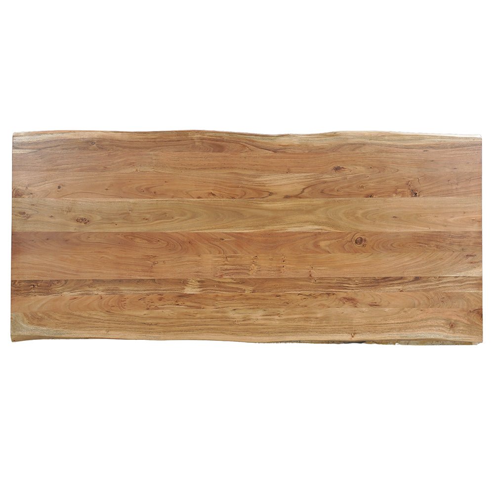 Acaciahouten eettafel rechthoekig 220x100cm