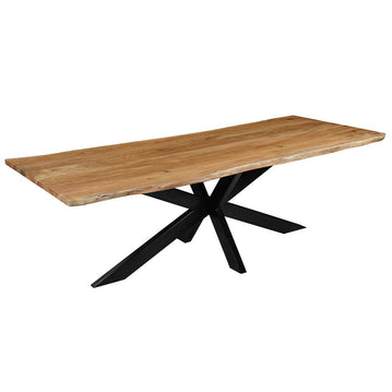 Acaciahouten eettafel rechthoekig 240x100cm