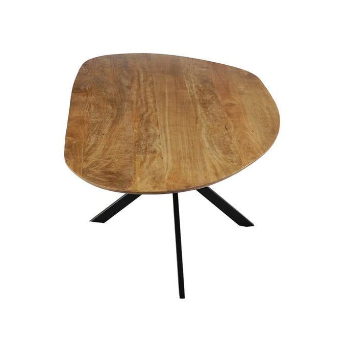Mangohouten Eettafel Organisch Alessia 260x120 cm Mahom