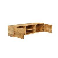 Mangohouten TV Meubel zwevend Harlow 150 cm met 2 deuren Mahom