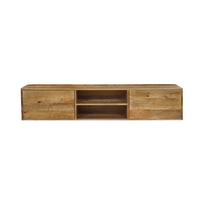 Mangohouten TV Meubel zwevend Harlow 180 cm met 2 deuren Mahom