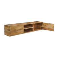 Mangohouten TV Meubel zwevend Harlow 180 cm met 2 deuren Mahom