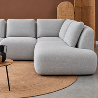 Hoekbank Cloud 4-zits rechts Beige PEPP