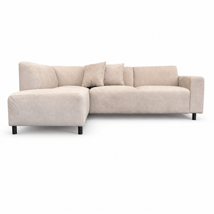 Hoekbank Munich 4-zits Links Creme