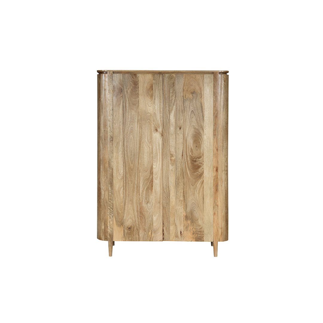 Mangohouten kast lichtbruin