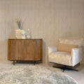 Mangohouten dressoir bruin 115cm