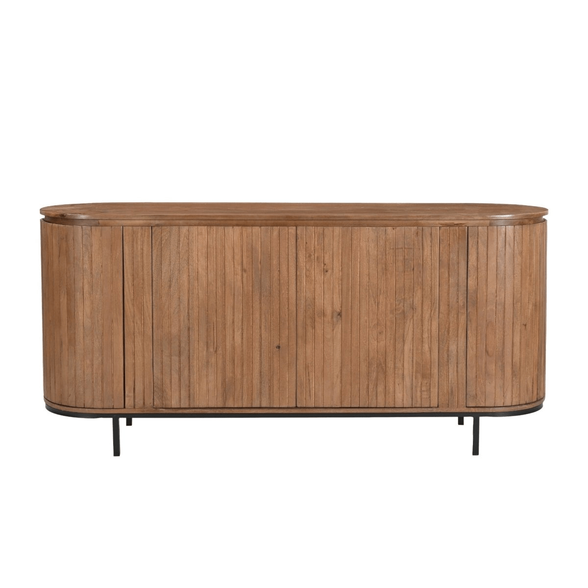 Mangohouten wandkast bruin 170cm