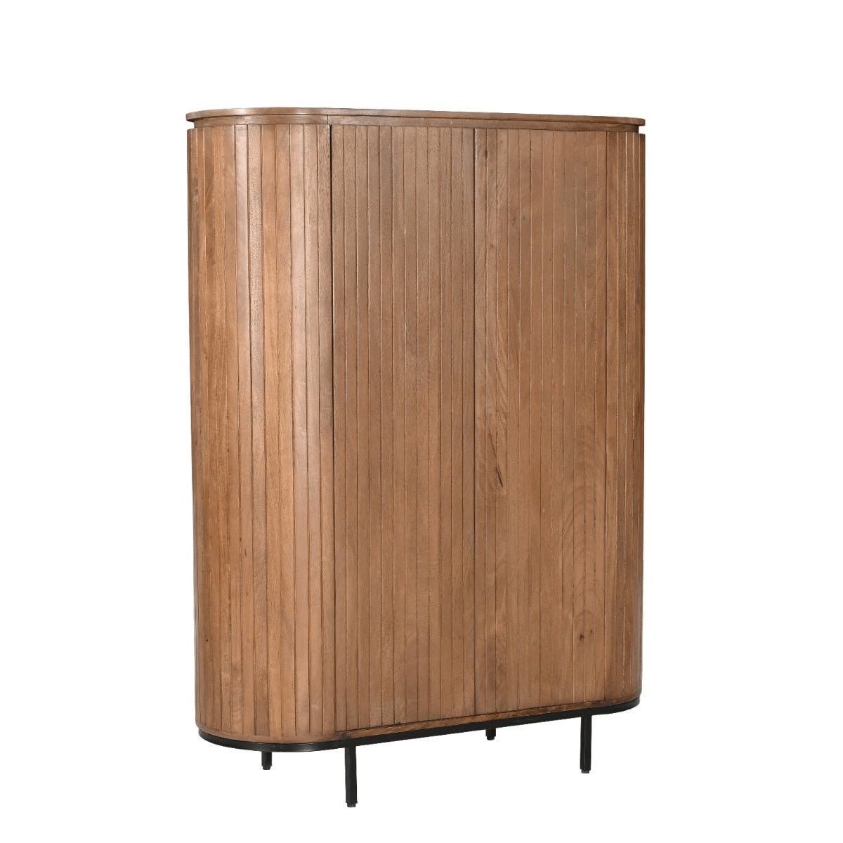 Mangohouten wandkast bruin 150cm