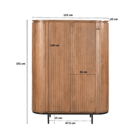 Wandkast Noor 150 cm
