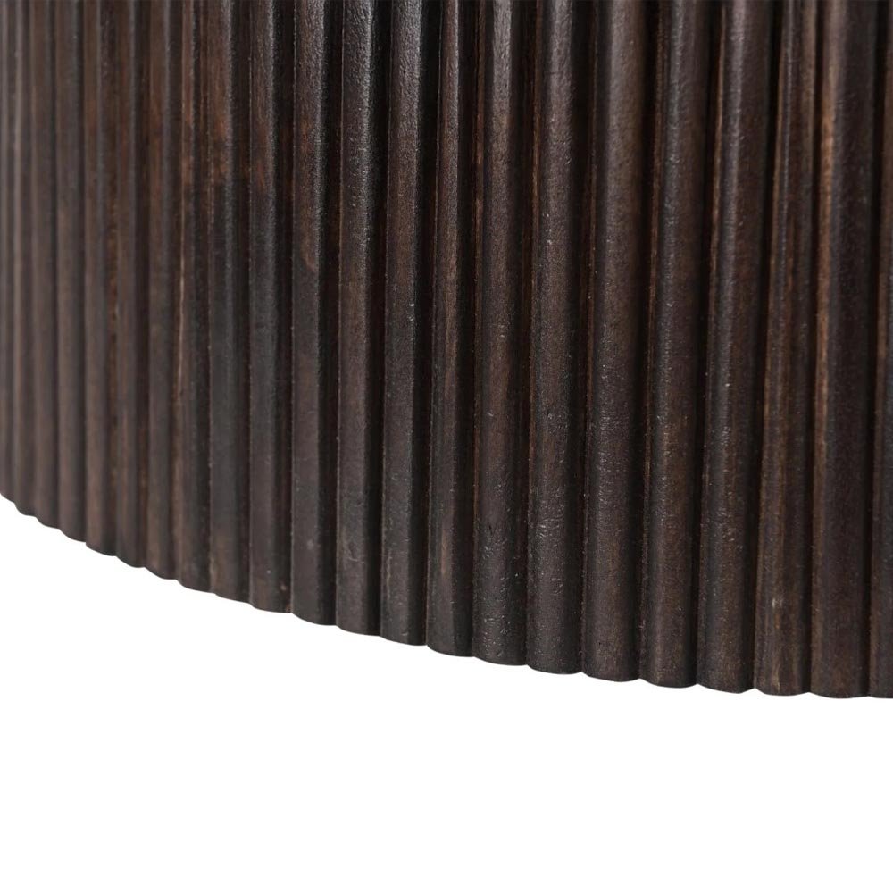 Salontafel walnoot rond 50cm