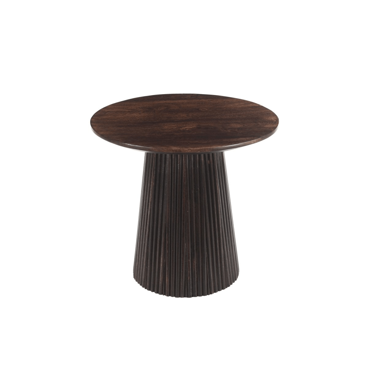 Salontafel walnoot rond 50cm