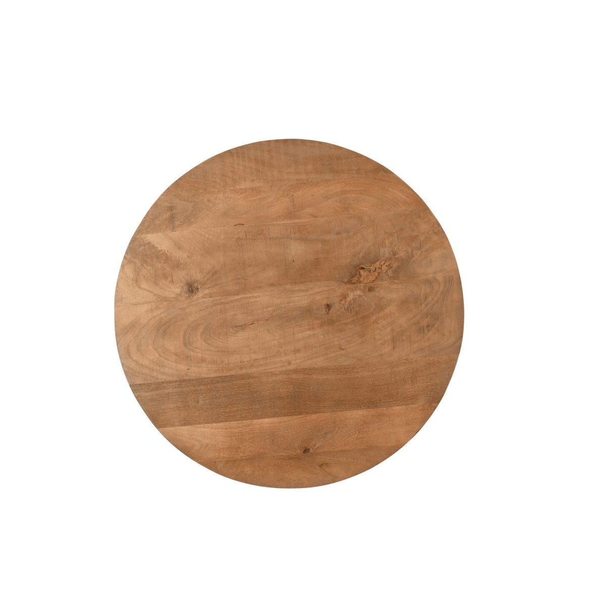 Mangohouten salontafel hout rond 50cm