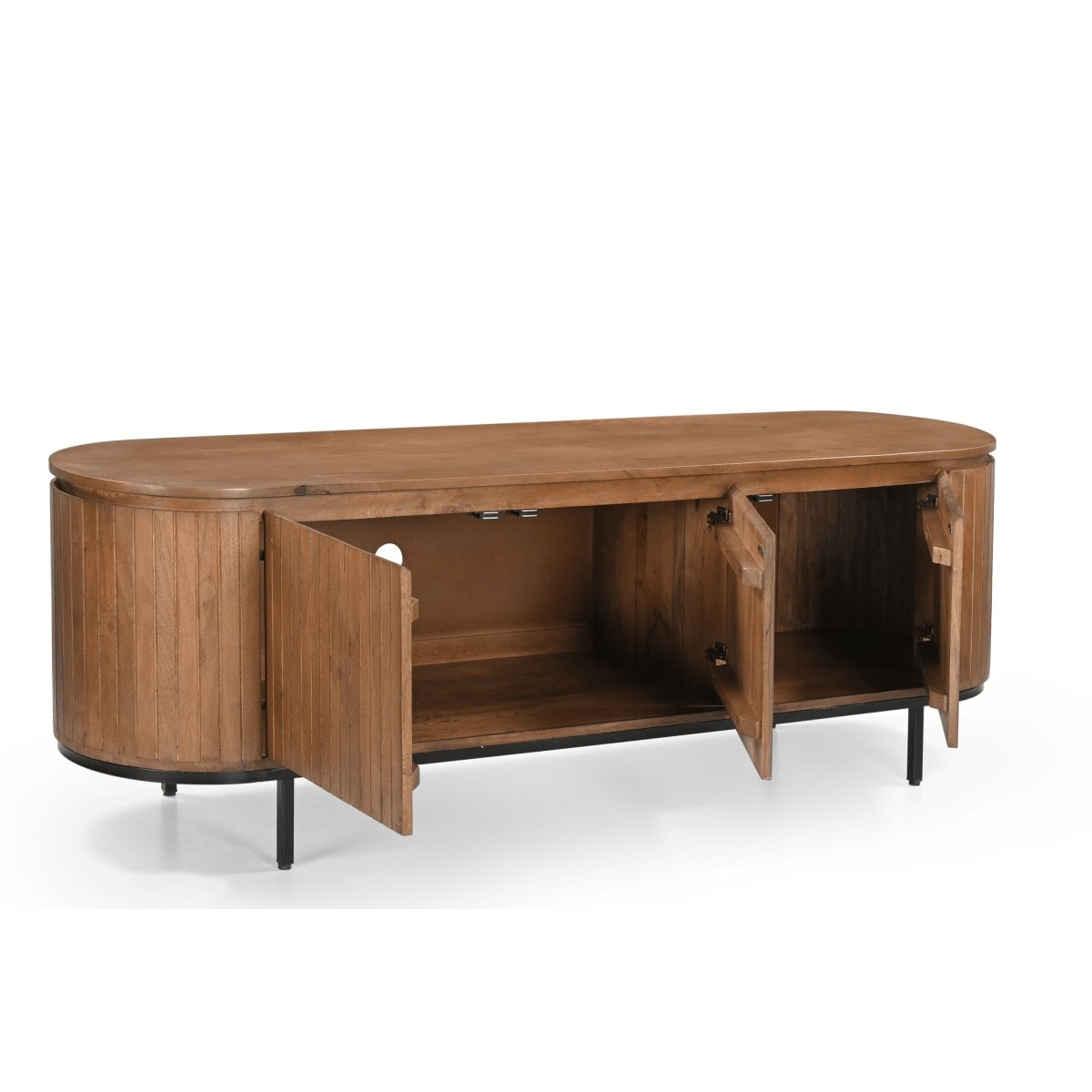 Mangohouten tv meubel bruin 170cm