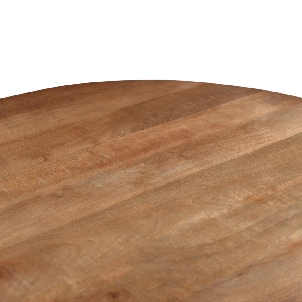 Mangohouten eettafel ovaal 300cm