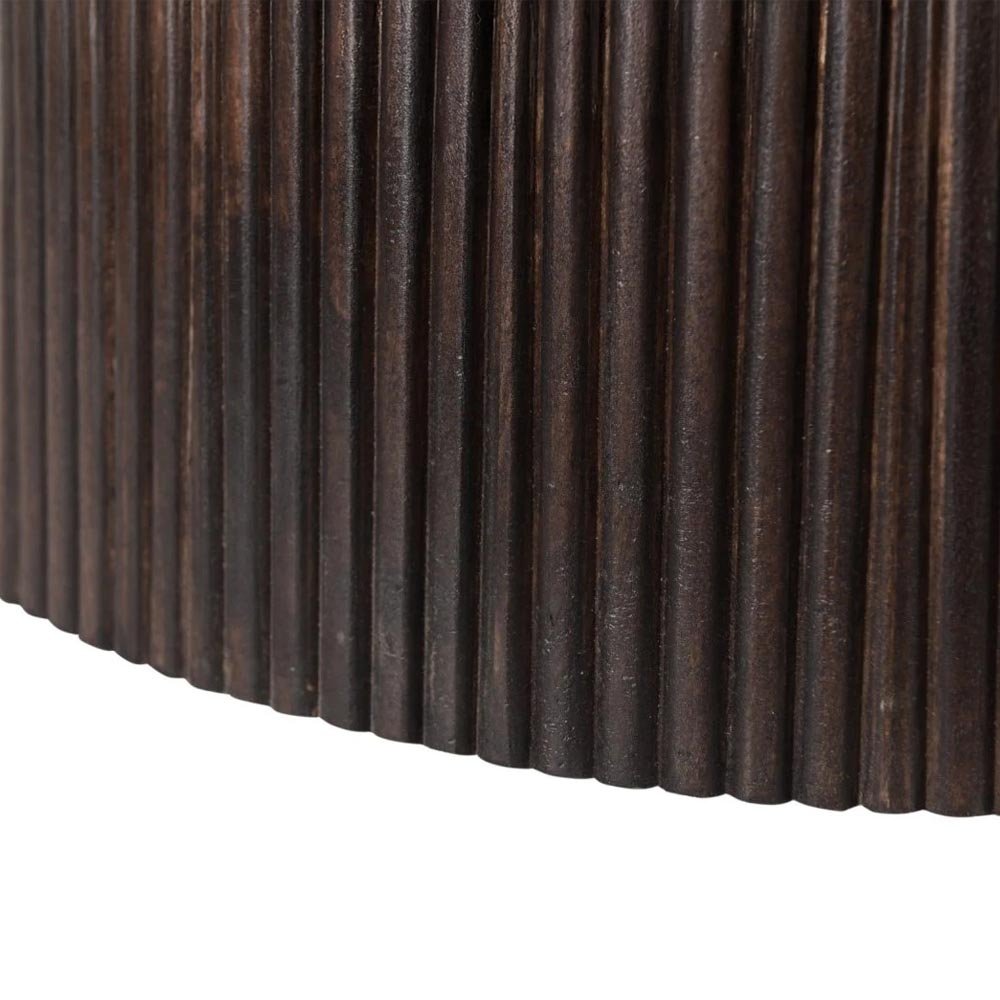 Mangohouten salontafel bruin ovaal 120cm