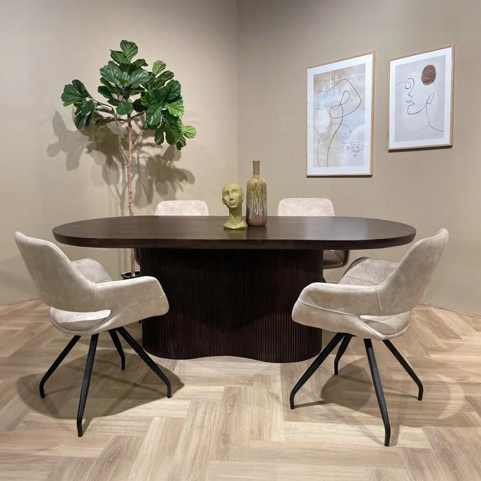 Eettafel Sevilla Brown 220 cm