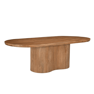 Eettafel hardhout ovaal 300cm