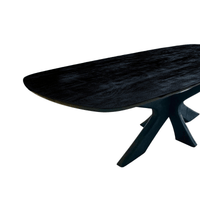 Eettafel Brix Montreaux Black 220 cm