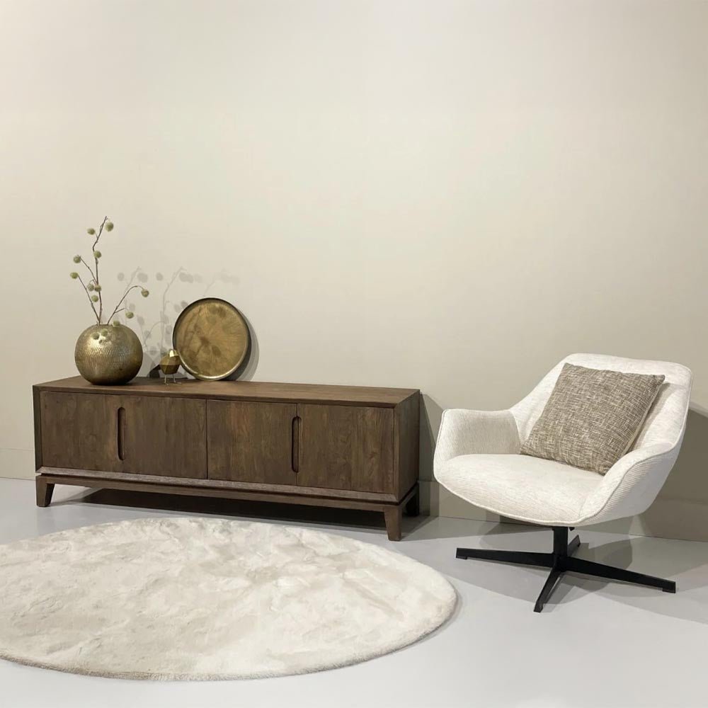 Mangohouten tv meubel bruin 170cm