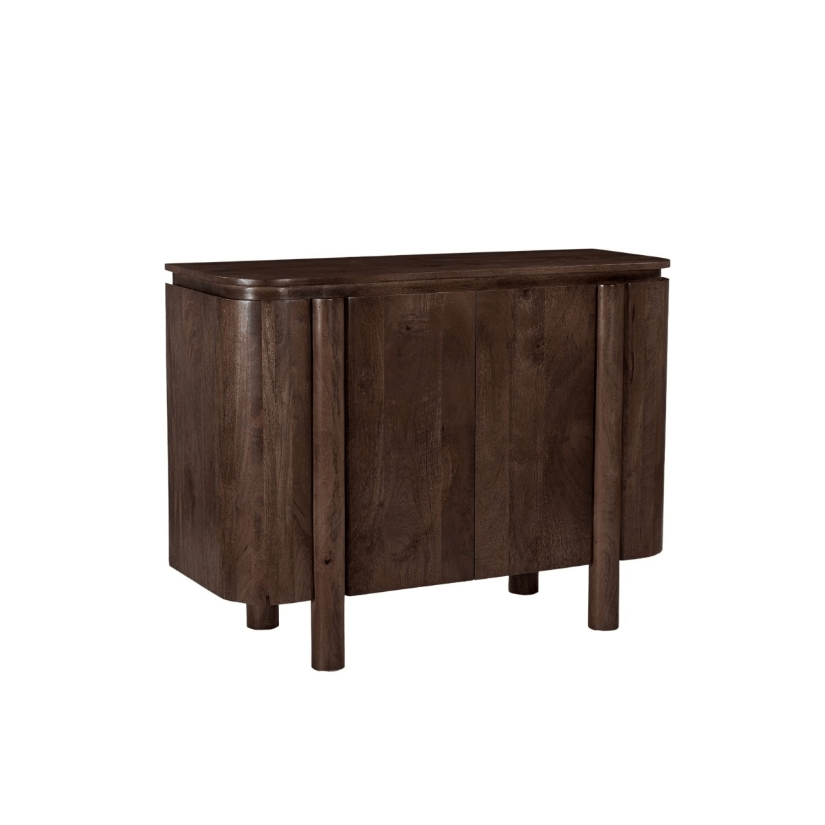Mangohouten dressoir bruin 105cm