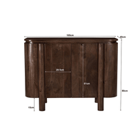 Dressoir Salano Brown 105 cm