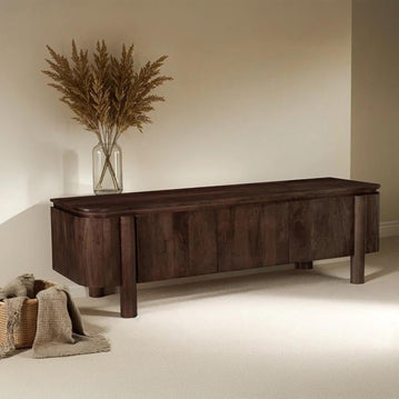 Mangohouten tv meubel bruin 170cm