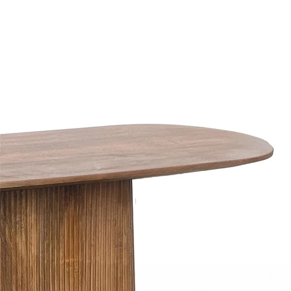 Mangohouten wandtafel bruin 140cm