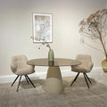 Eettafel glas 140cm