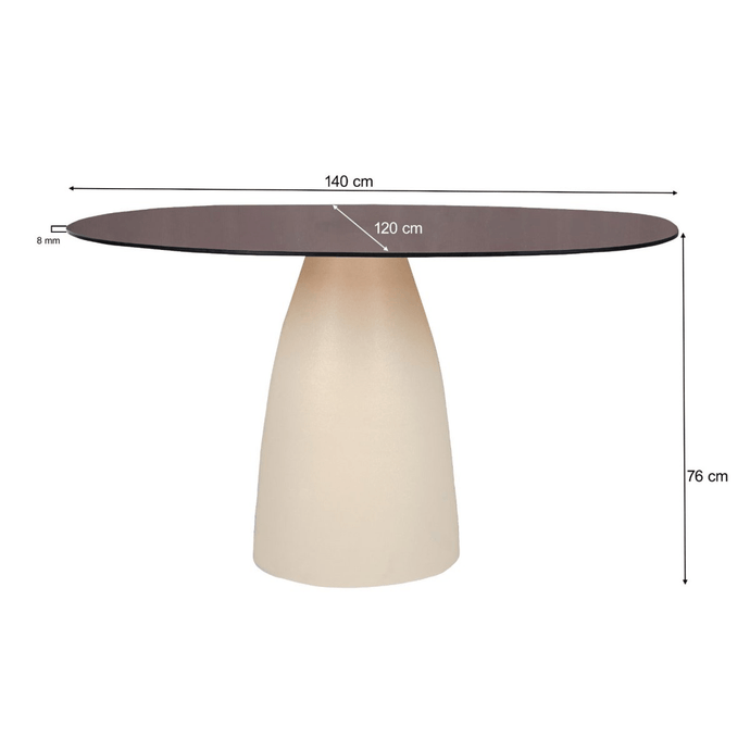 Eettafel Brix Mylon 140 cm