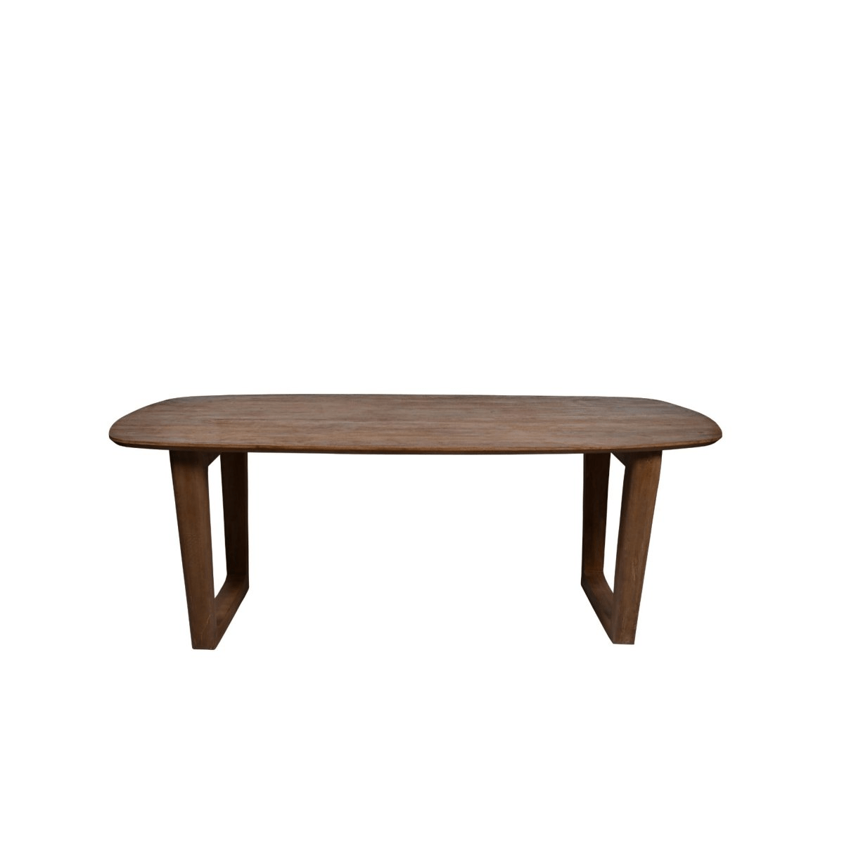 Mangohouten eettafel rechthoekig 200cm