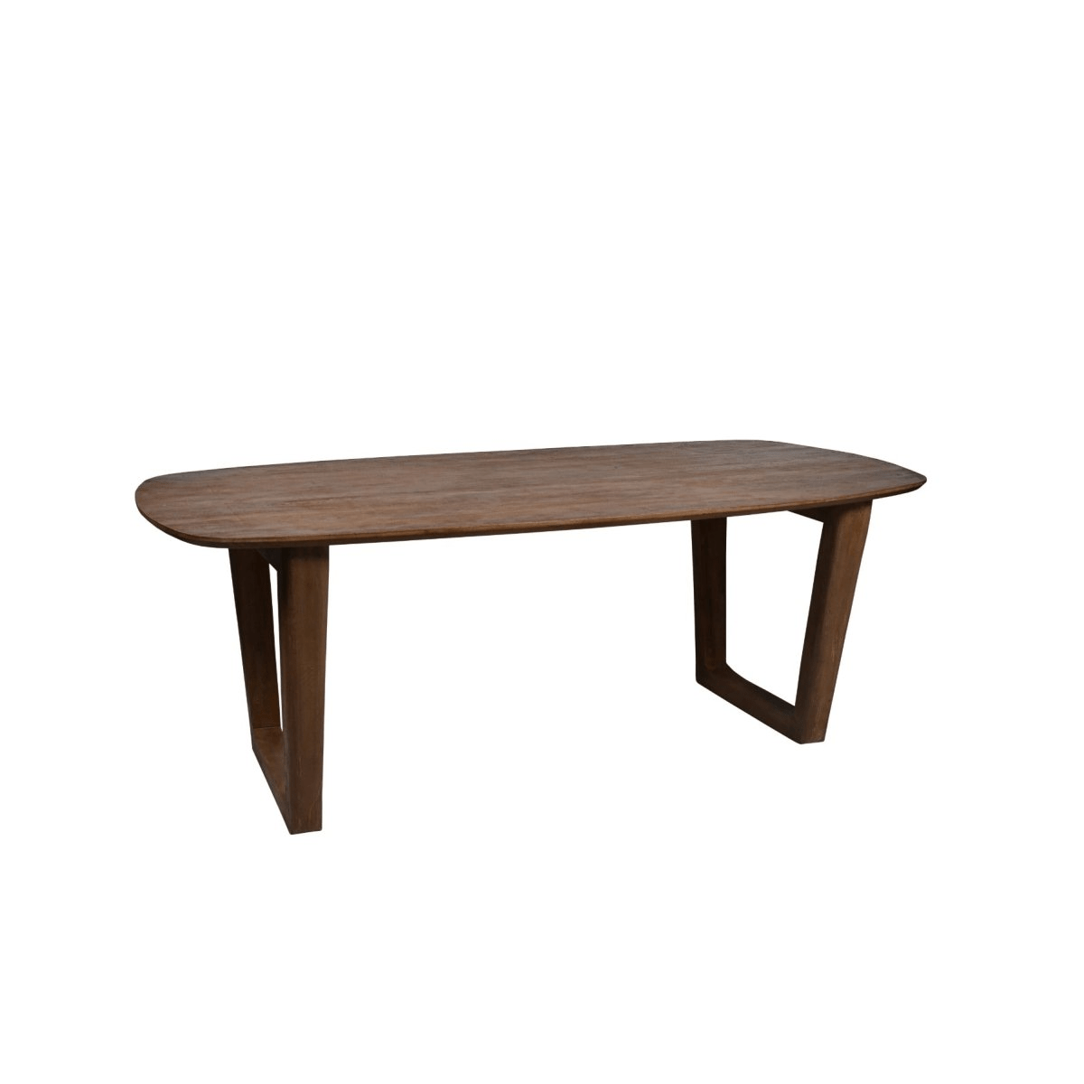 Mangohouten eettafel rechthoekig 200cm