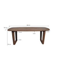 Eettafel Cortez 200 cm