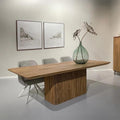 Teakhouten eettafel rechthoekig 230cm