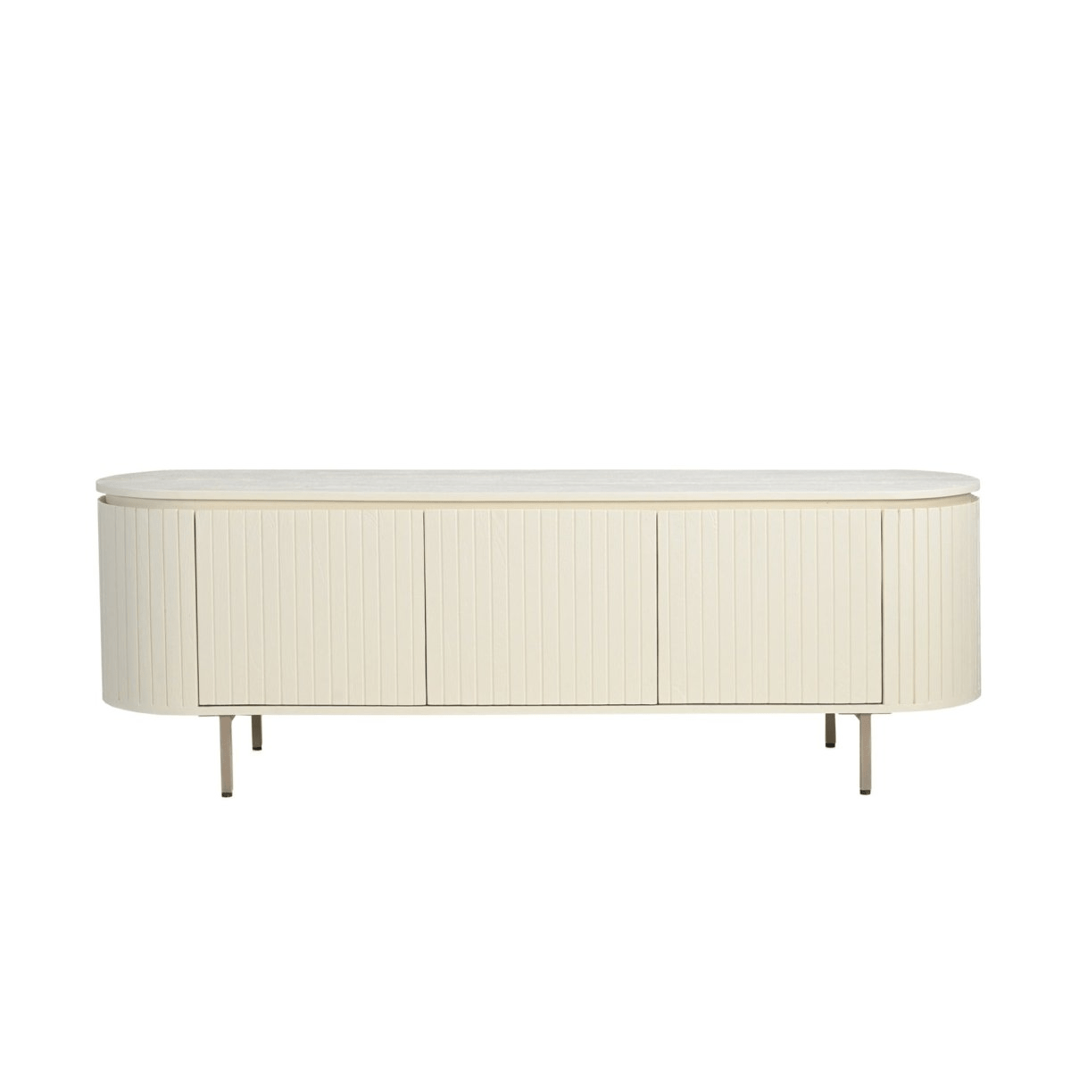 Mangohouten tv meubel wit 170cm