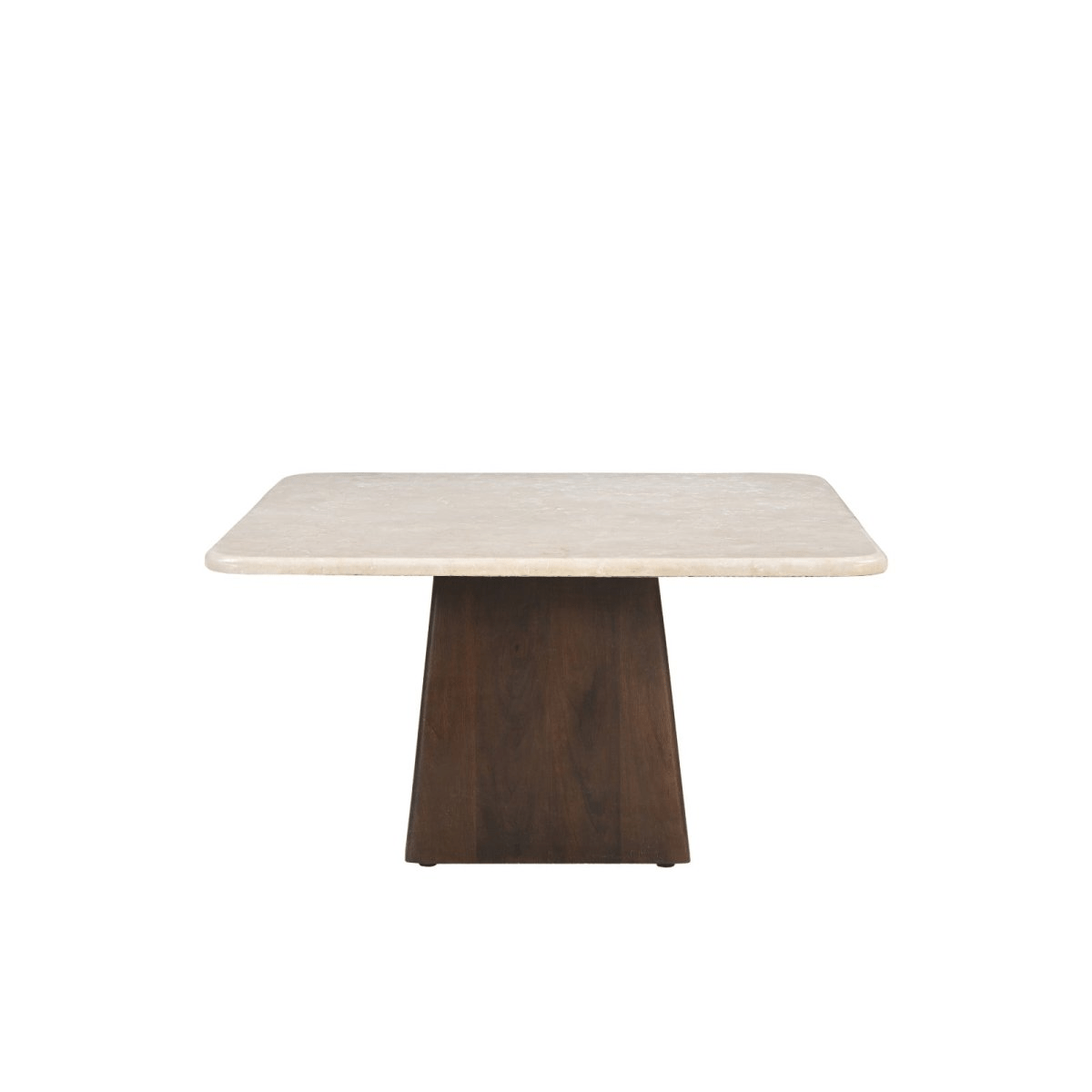 Mangohouten salontafel vierkant 75cm