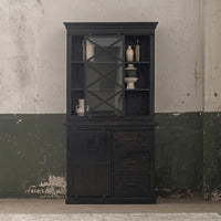 Mangohouten Buffetkast Denver Black 100 cm X Mahom