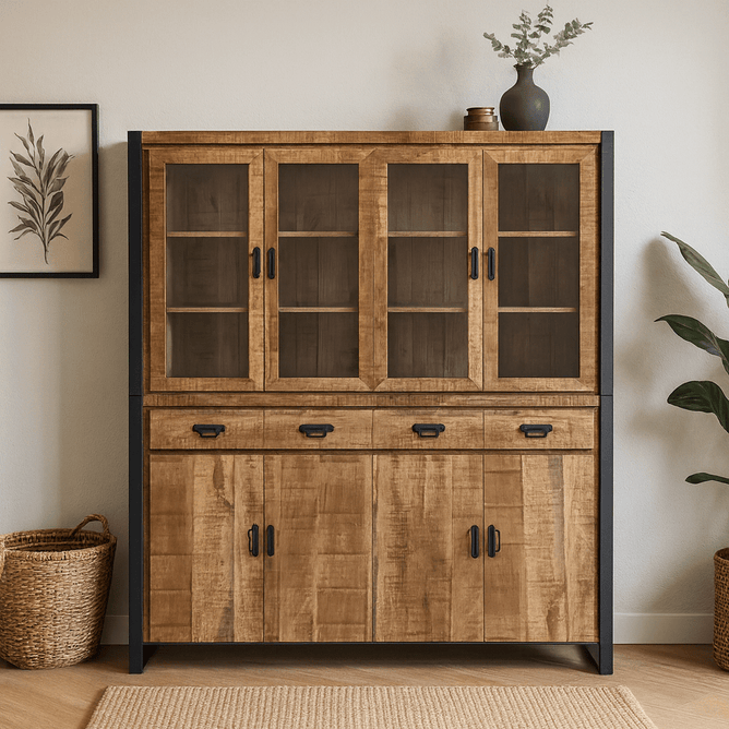 Mangohouten Eettafel Tulsa