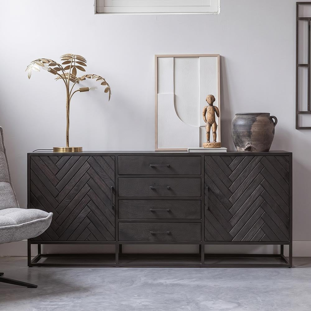 Mangohouten Dressoir 165 cm